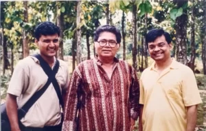 bishwajit sarker with sunil ganguly and juwel aich